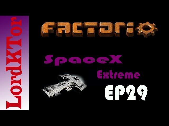 Factorio SpaceX Extreme EP29: Rocket parts