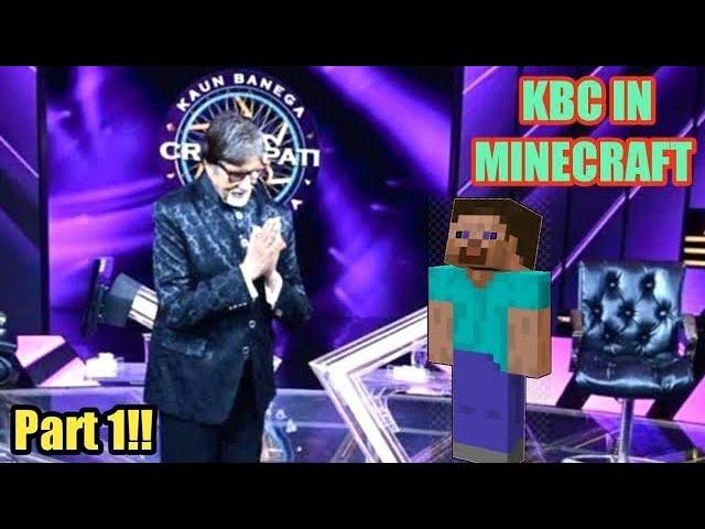 KBC in MINECRAFT! Funny Video