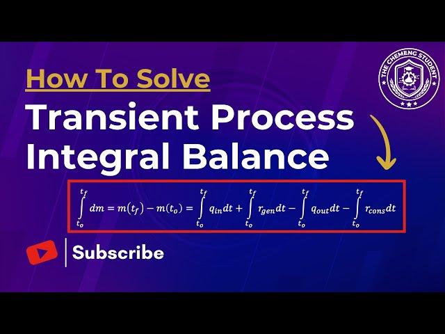 The Integral Balance Explained for Transient Processes Made Easy