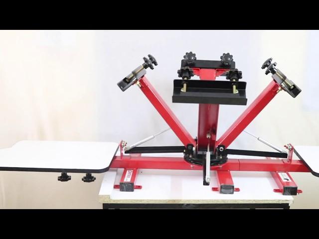 How to Use Your 4 Color 2 Station Heavy Duty Screen Printing Machine