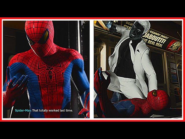 Marvel's Spider-Man Remastered PS5 - The Amazing Spider-Man Train Fight Scene [60FPS Gameplay]