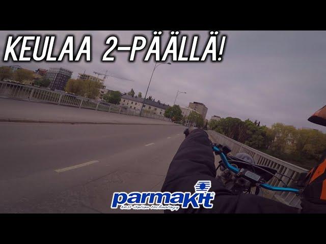 Yamaha DT 110 2-Päällä keulimista! #1 Ft. Break Mään