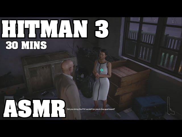 ASMR | 30 Mins Of Hitman 3 Gameplay W Gum Chewing