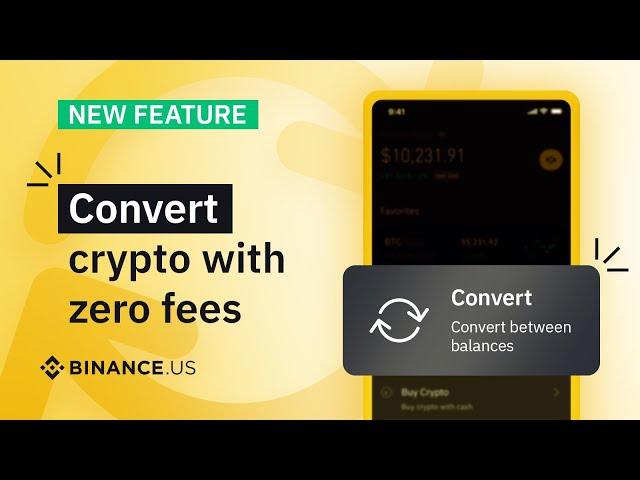 Easily Convert Crypto with Binance.US