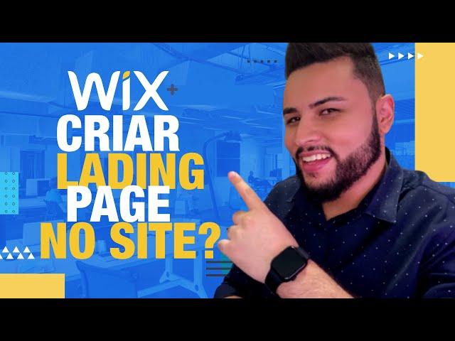 Como Criar Landing Page com [O SITE PRONTO] - Wix