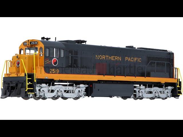 Rivarossi HR2885 / HR2885S Diesellok U25C #2519 Northern Pacific | Spur H0