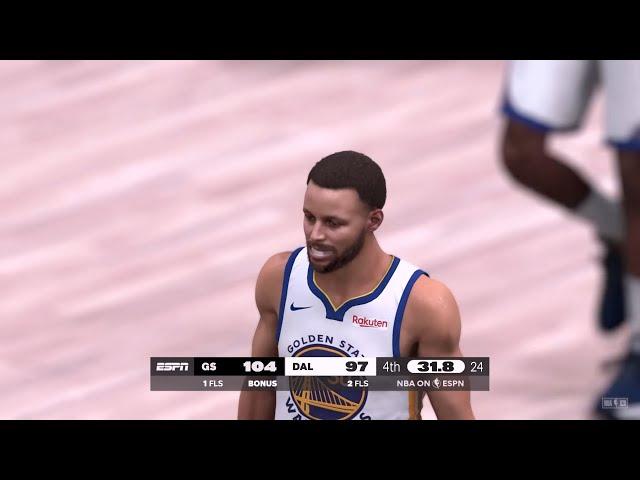 NBA 2K25 Ultra Modded Pre Season | MAVERICKS vs WARRIORS FULL GAME HIGHLIGHTS