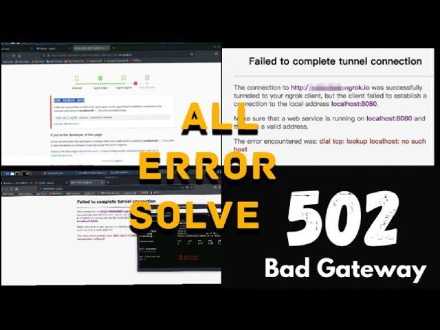 how to fix 502 bad gateway ngrok error|fix all ngrok error| #ngrok #kalilinux @easy_life476