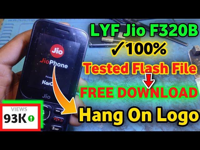 Jio F320b Flashing 100% tested || Jio f320b Hang On Logo Solution || Jio f320b Flashing 2024