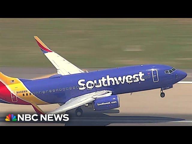 Police searching for gunman who shot a bullet at a Southwest plane 