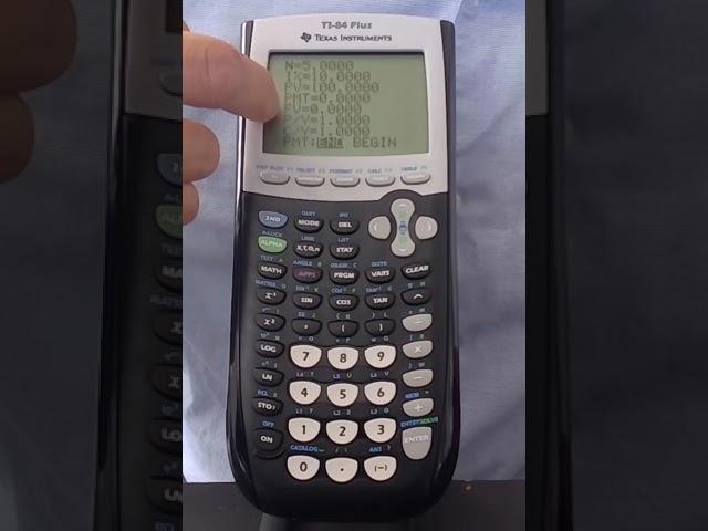 TI-84 Plus Financial Calculator Basic Tutorial