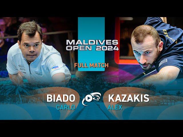 BIADO vs KAZAKIS ▸ Maldives Open 10-Ball 2024