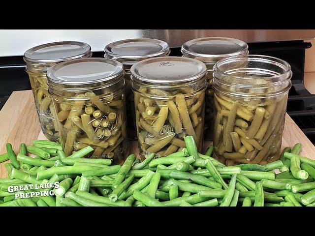 Canning Fresh Green Beans with Pressure Canner - Simple Raw Pack Method (complete walk-through)