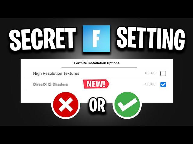 The *NEW* Fortnite Setting Explained! (How To Get)