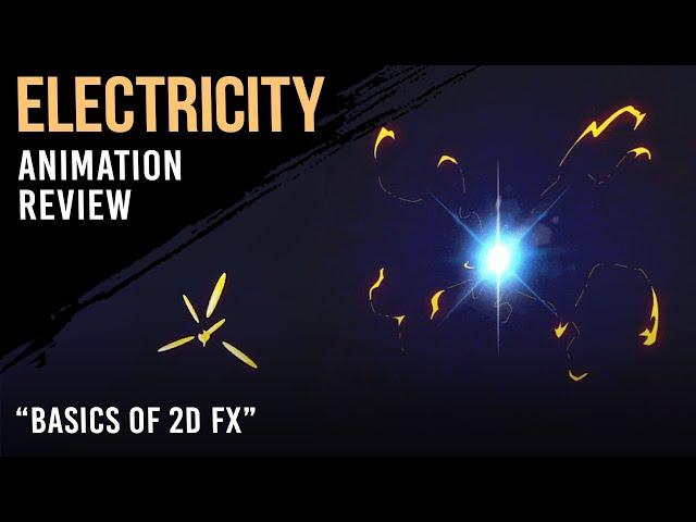 Electricity/lightning animation review ["Basics of 2D FX" course]