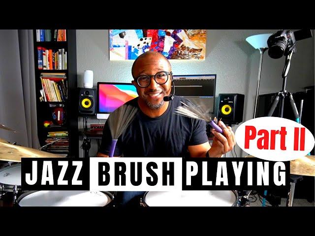 HOW TO PLAY JAZZ BRUSHES: TWO ESSENTIAL BRUSH PATTERNS YOU NEED | Jazz Drummer Q-Tip of the Week