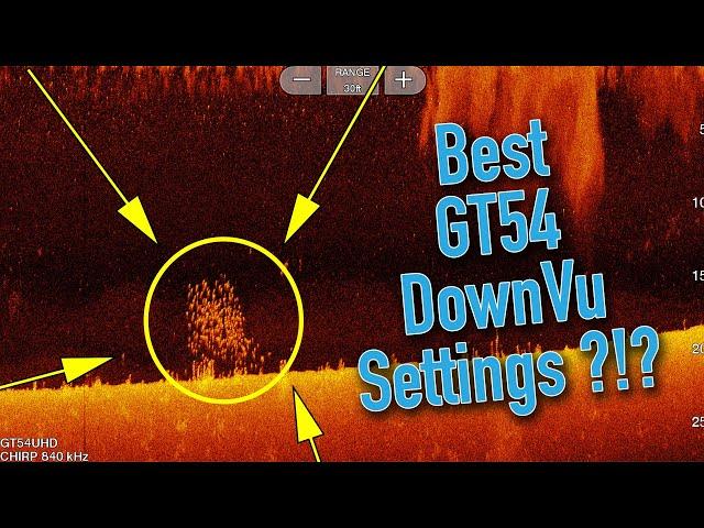 Best Gt54 Settings forDownVu /Down Imaging ?!?