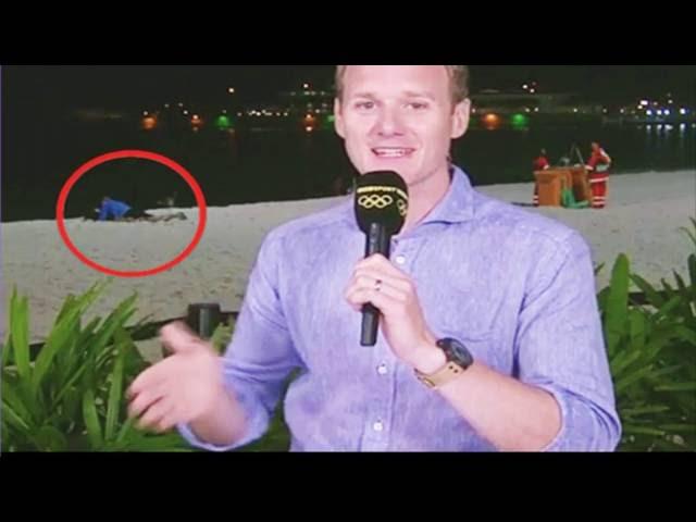 Couple 'Having Sex' On Rio Beach Interrupt BBC Olympics Presenter Dan Walker!!!