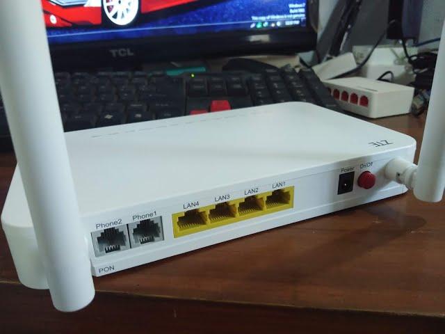 Setting Port LAN ZTE F609 sebagai Hotspot dan PPPoE