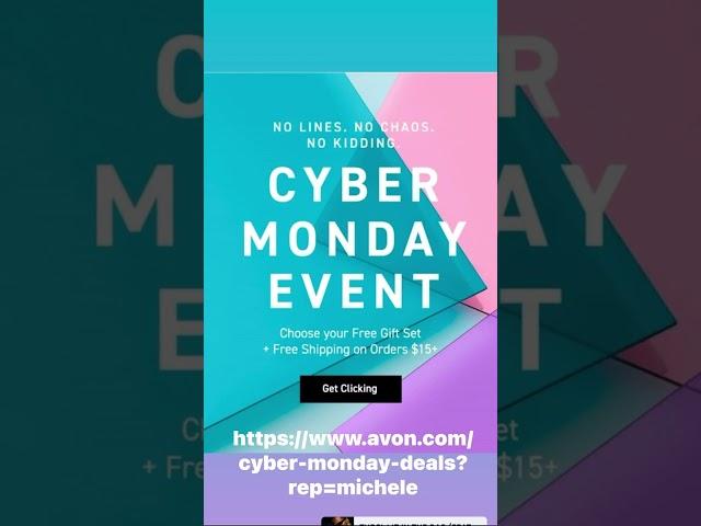 #shorts #Avon Cyber Monday https://www.avon.com/cyber-monday-deals?rep=michele