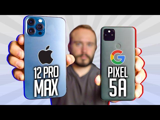 Pixel 5a vs iPhone 12 Pro Max Camera Comparison