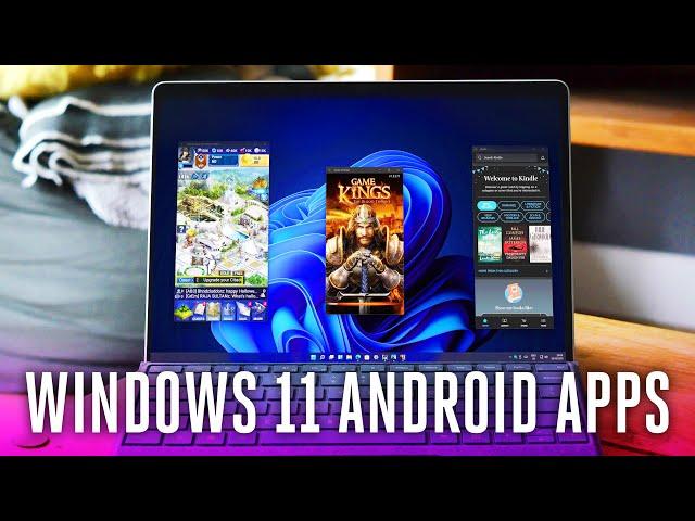 Android apps running on Windows 11