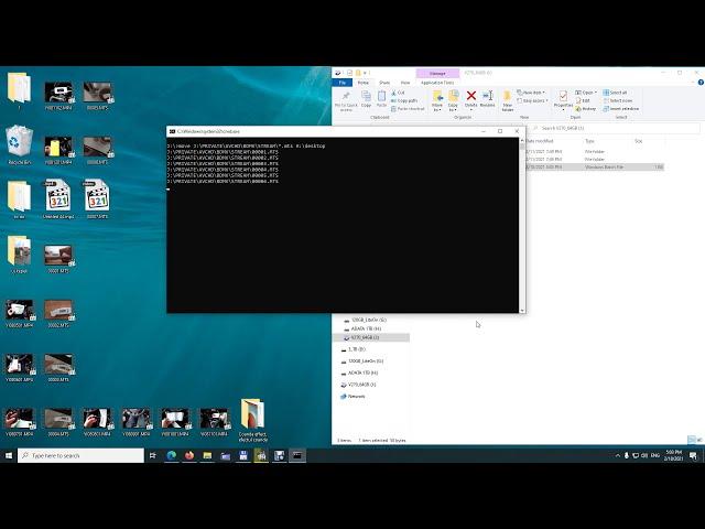 How to move files from one path to another using a BAT file (Command Prompt)