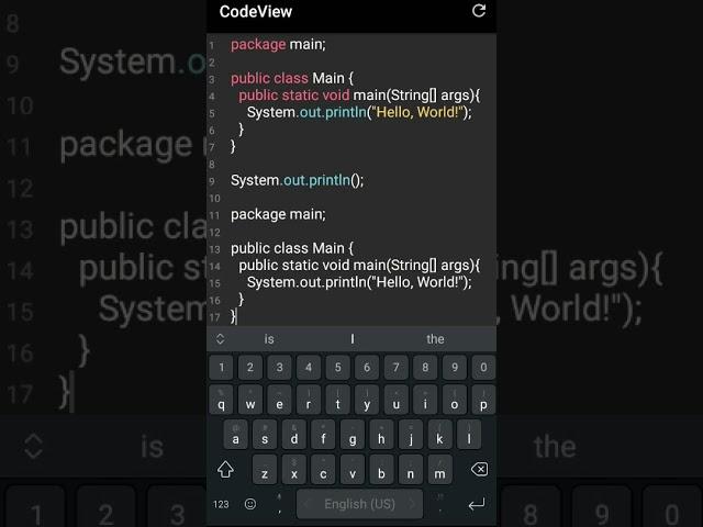 Android CodeView 1.1.0 with snippets and line number support