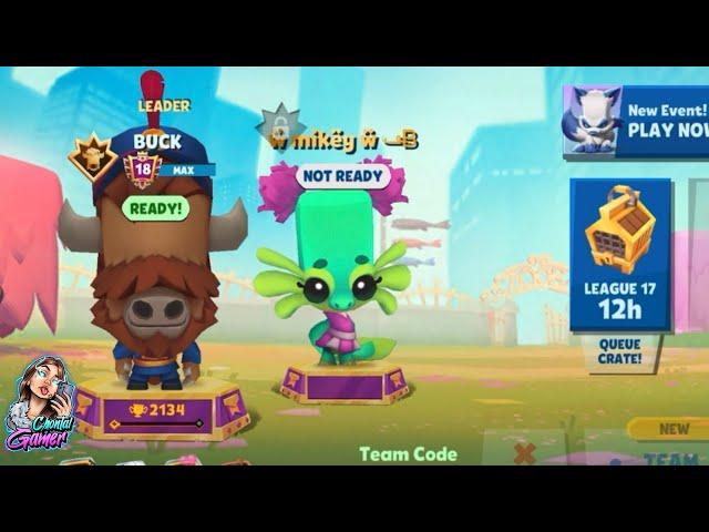 Zooba Buck and Lizzy Duo Gm5 Level 18 MAX Gameplay