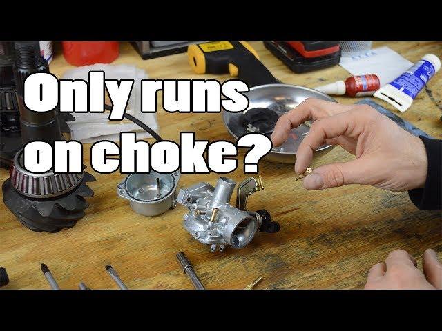 WHY your motorcycle only runs on CHOKE