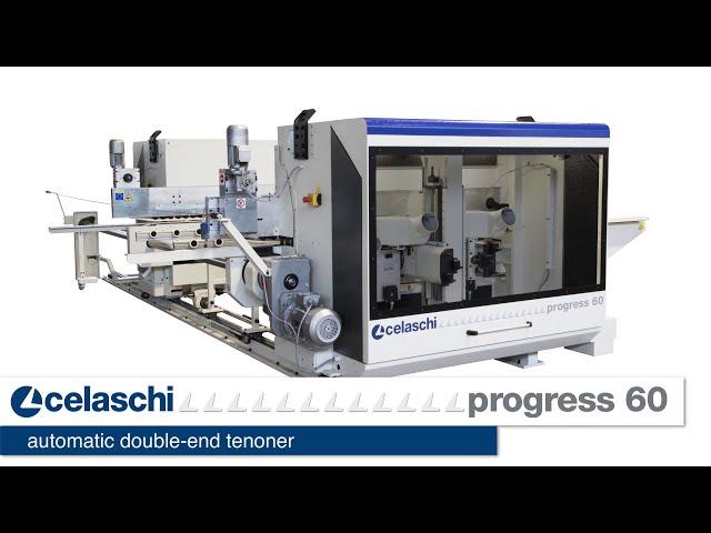 SCM celaschi p60 - double end tenoner for HPL panels machining