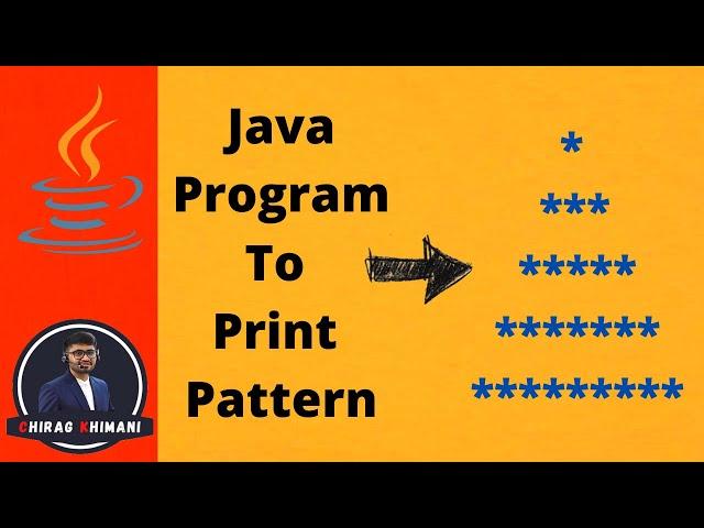 38 | Java Program to Print Full Triangle Pattern | Java Nested For Loop