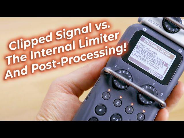 Which Limiter is Better and How to Fix a Distorted Recording — Zoom H5 Internal vs Post Processing