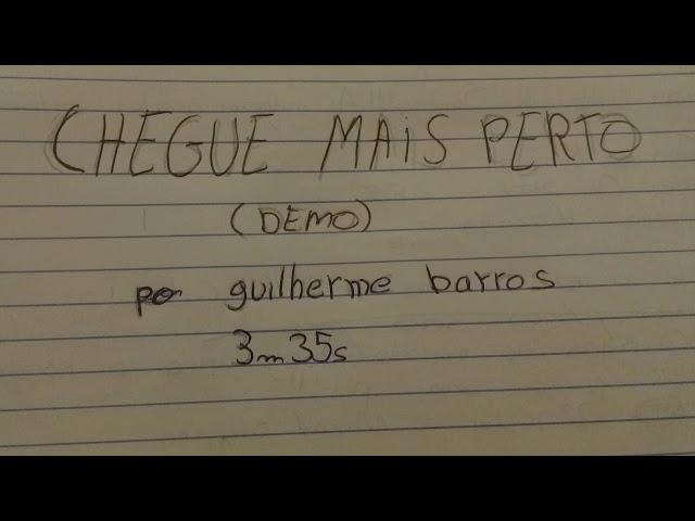 Guilherme Barros - Chegue Mais Perto