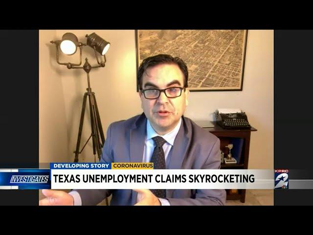 Texas unemployment claims skyrocketing