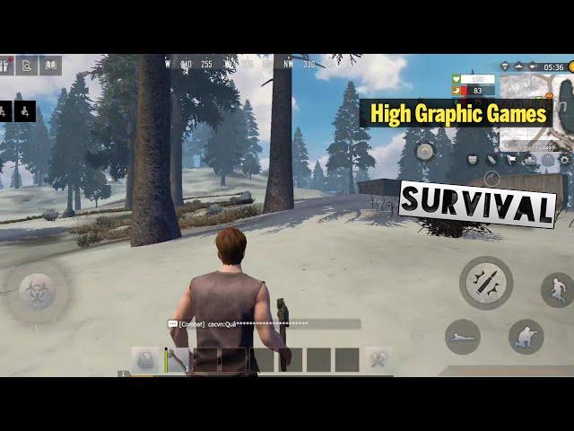 Top 10 Survival Games For Android 2021 HD High Graphics New Games