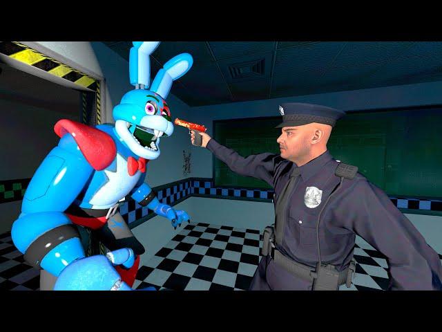 ANIMATRONICS SCARE THE SECURITY GUARD FNAF COOP Garry's Mod