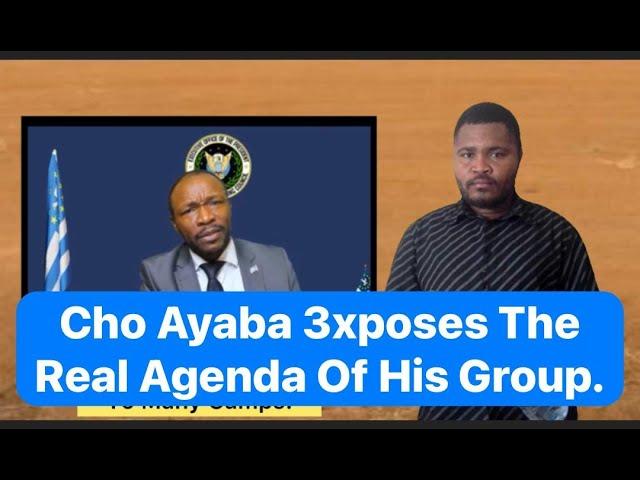 Cho Ayaba Confesses With His Own Mouth.