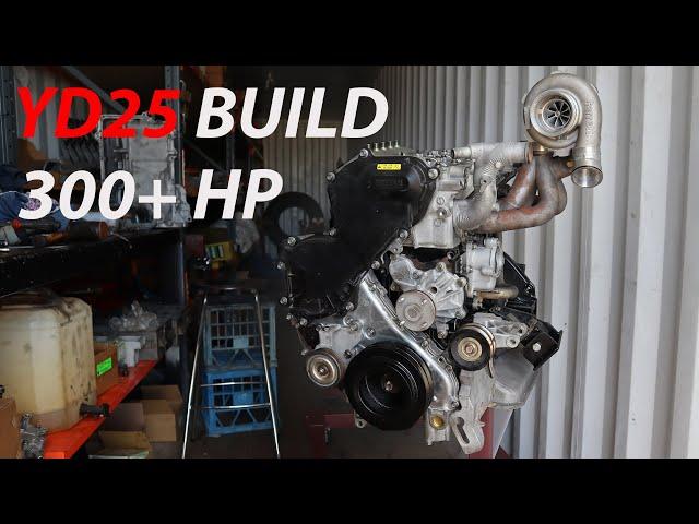 YD25 D22 High HP Engine Build