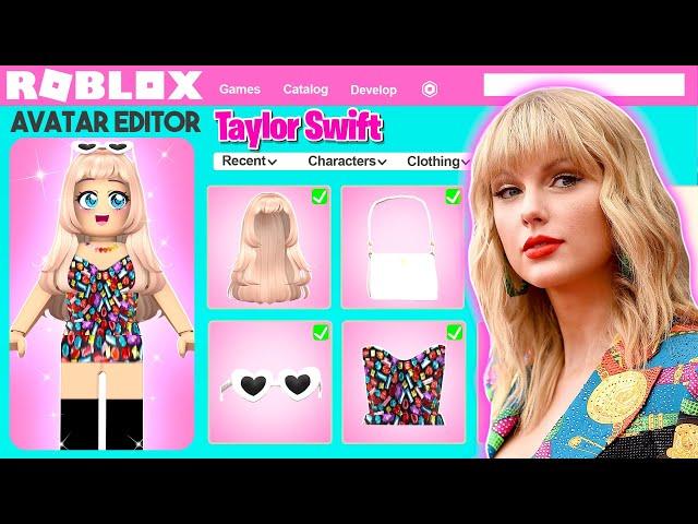 MAKING TAYLOR SWIFT A ROBLOX ACCOUNT!