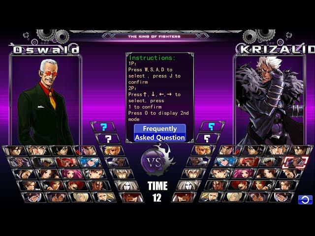 *NEW VERSION* kof wing ex 1.2/ The King Of Fighters Wing Ex 1.2 Preview (link in description)