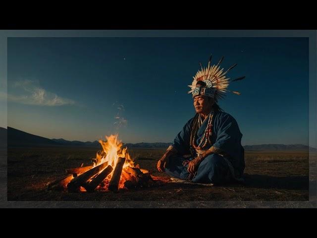 1 Hour Meditation Music - Deep Shamanic Healing Journey - Hypnotic Drumming And Throat Singing 432HZ