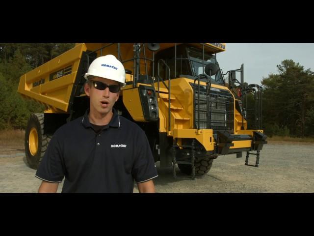 Komatsu HD trucks controls and operations