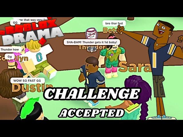 Playing with FAKES in Roblox Total Drama