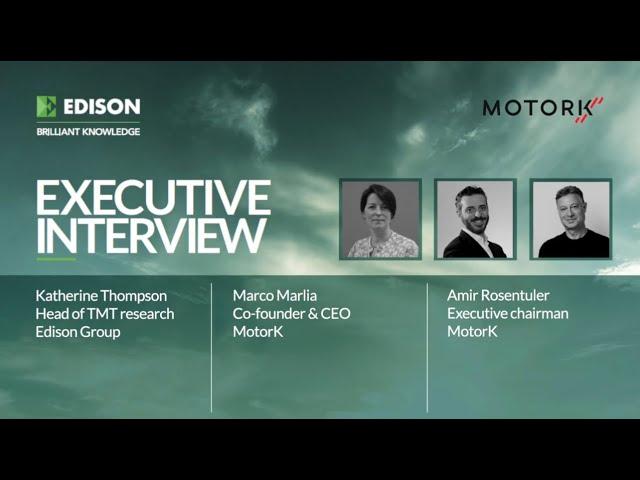 MotorK - executive interview