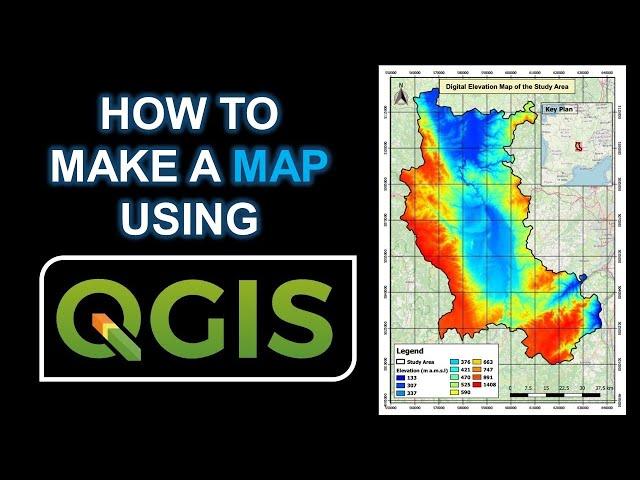 How to Make a Map using QGIS3