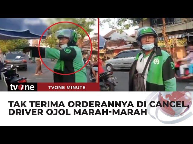 Orderannya Dicancel Penumpang, Pria ini Malah Ajak Ribut Driver Lain | tvOne Minute