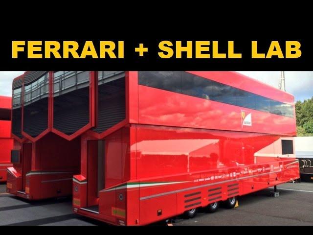 Inside Ferrari's F1 Trackside Fuel and Oil Lab - Shell