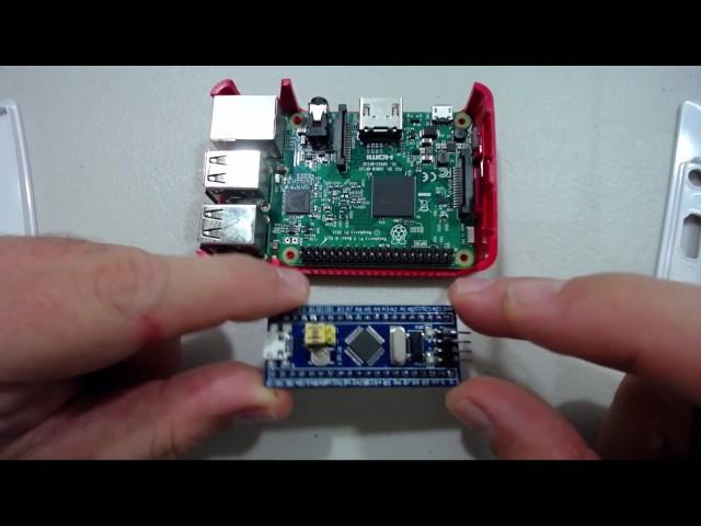 Flashing the STM32F103 with a Raspberry Pi / Getting started with the STM32F103