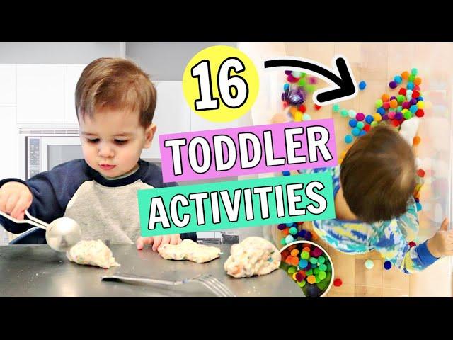 16 Toddler Activities You Can Do at Home | 1-2 year olds